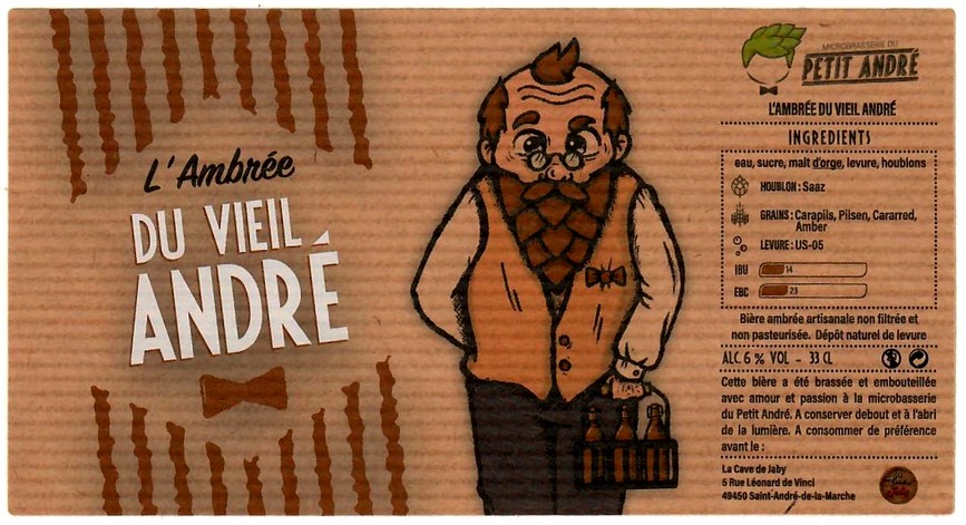 etiquette MICRO BRASSERIE DU PETIT ANDRE 05