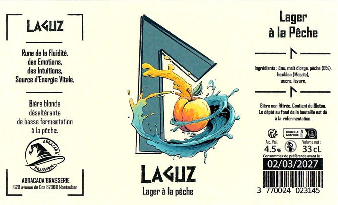 Etiquette ABRACADABRA BRASSERIE 24