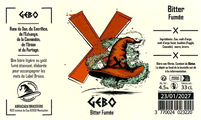 Etiquette ABRACADABRA BRASSERIE 26