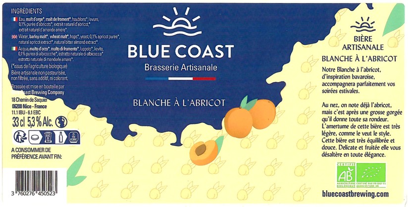 Etiquette BLUE COAST BREWING COMPANY 22