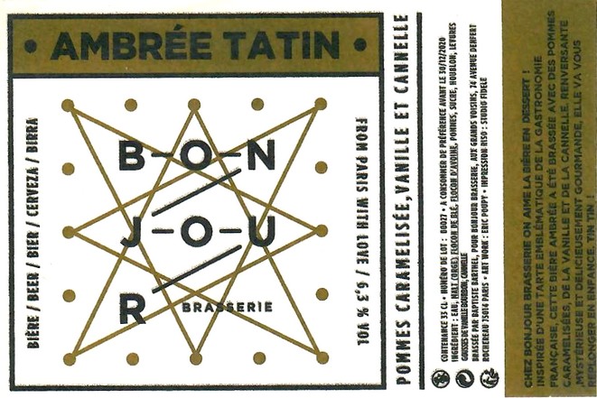 Etiquette BONJOUR BRASSERIE 03