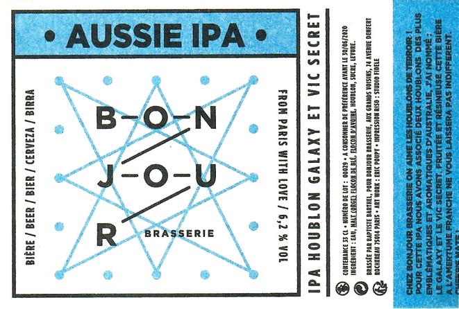 Etiquette BONJOUR BRASSERIE 04