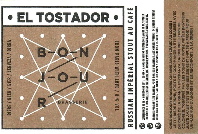 Etiquette BONJOUR BRASSERIE 09