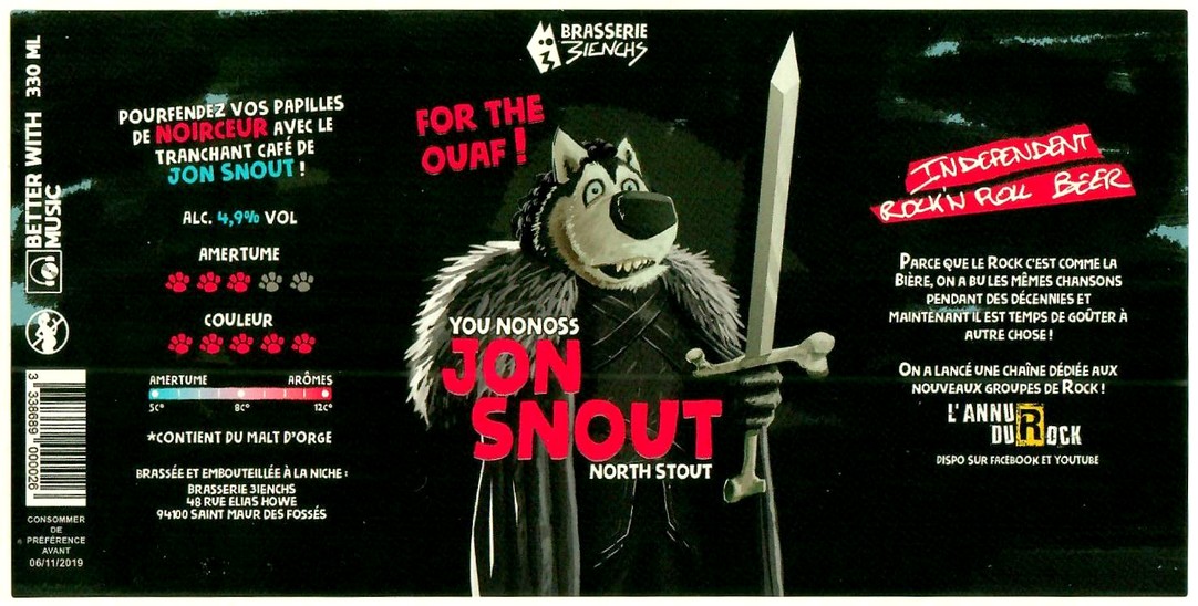 Etiquette BRASSERIE 3IENCHS 04