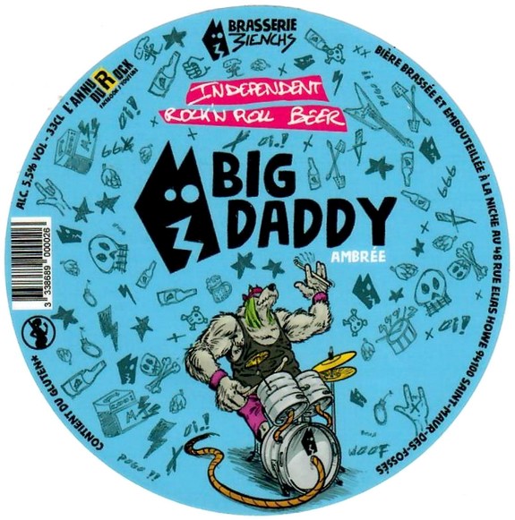 Etiquette BRASSERIE 3IENCHS 06