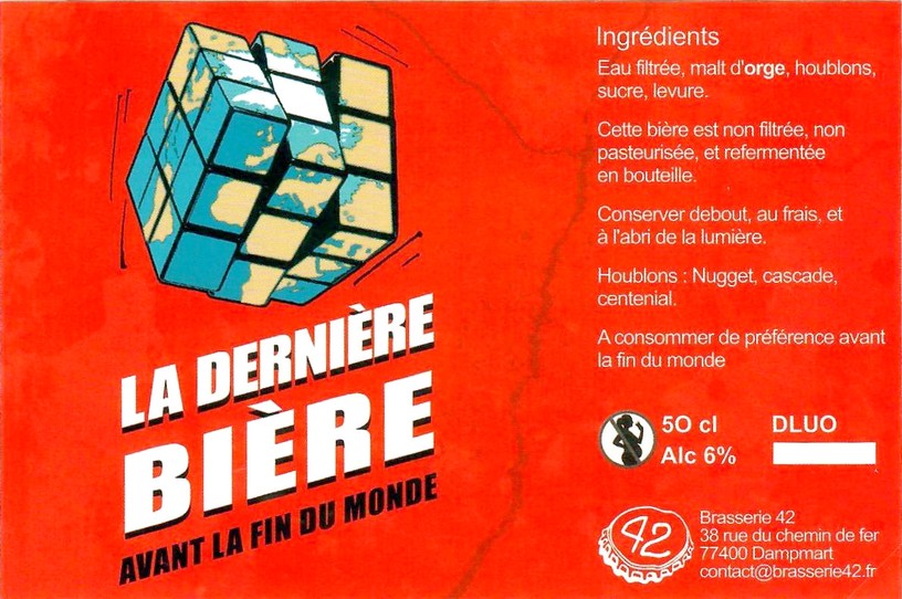 Etiquette BRASSERIE 42 03