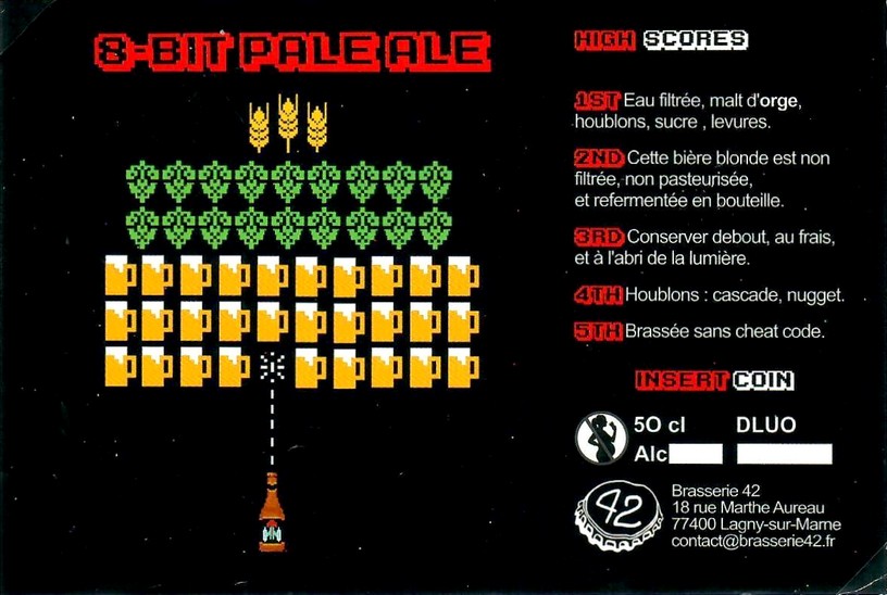 Etiquette BRASSERIE 42 04