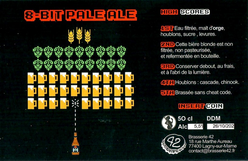 Etiquette BRASSERIE 42 11