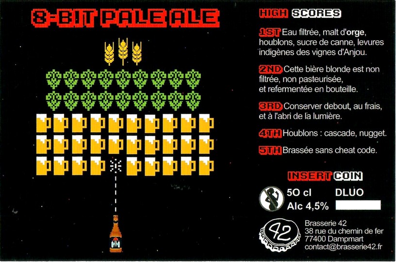 Etiquette BRASSERIE 42 18