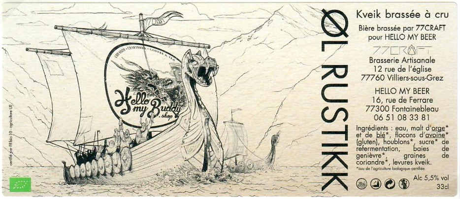 Etiquette BRASSERIE 77 CRAFT 11