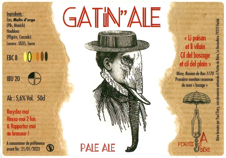 Etiquette BRASSERIE A PORTEE DE BIERE 02