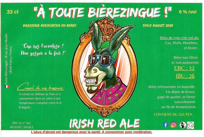 Etiquette BRASSERIE A TOUTE BIEREZINGUE 07