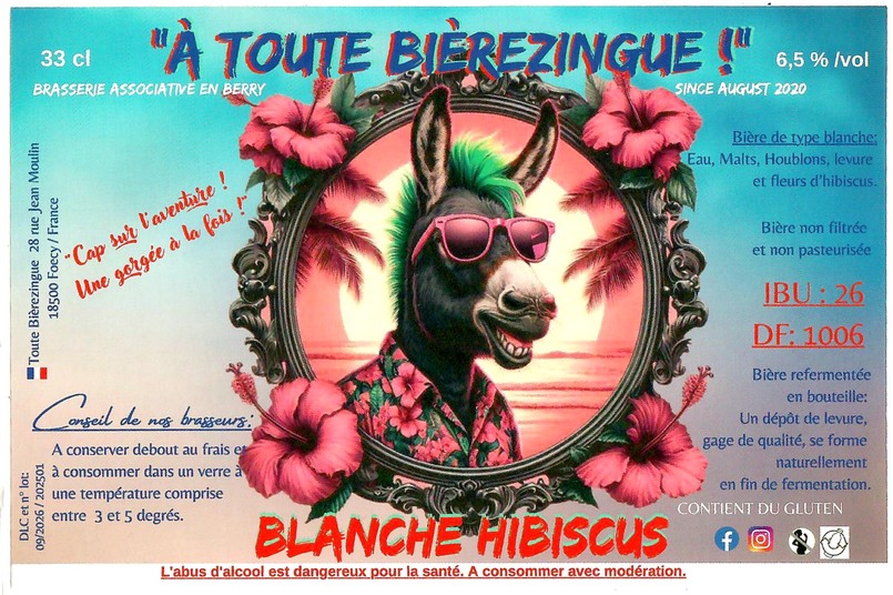 Etiquette BRASSERIE A TOUTE BIEREZINGUE 10