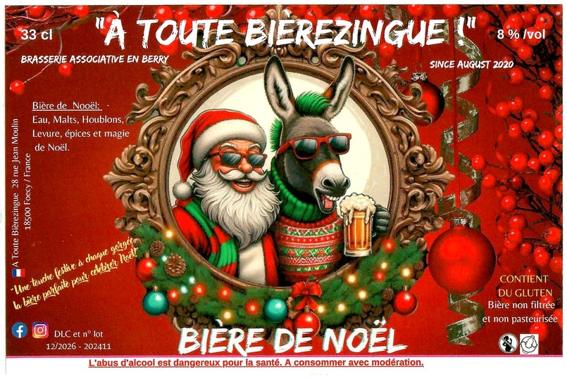Etiquette BRASSERIE A TOUTE BIEREZINGUE 13