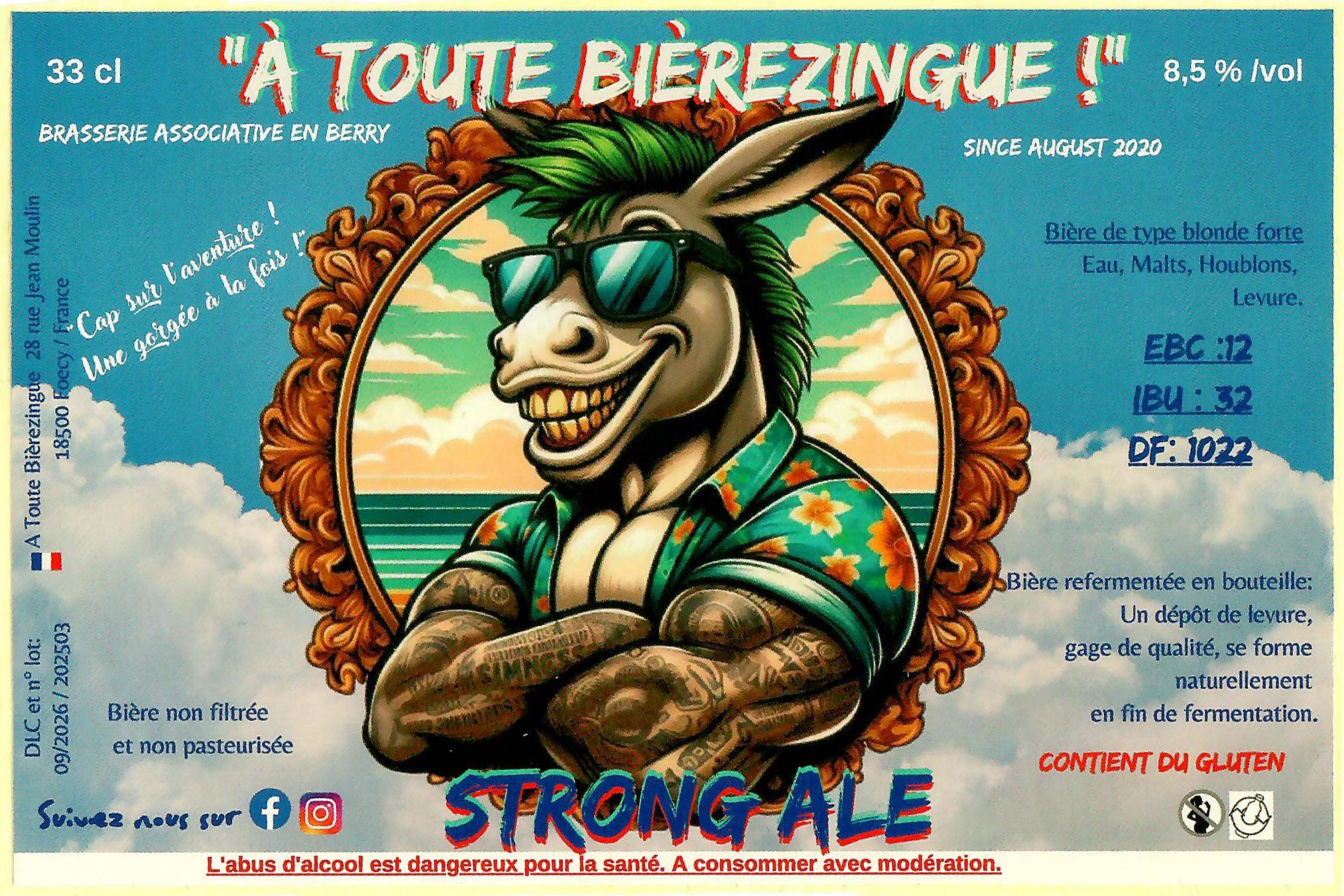 Etiquette BRASSERIE A TOUTE BIEREZINGUE 15