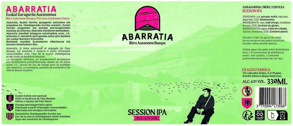 Etiquette BRASSERIE ABARRATIA 02