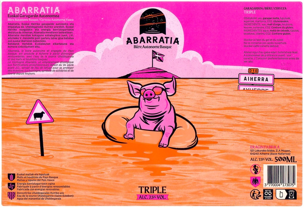 Etiquette BRASSERIE ABARRATIA 05