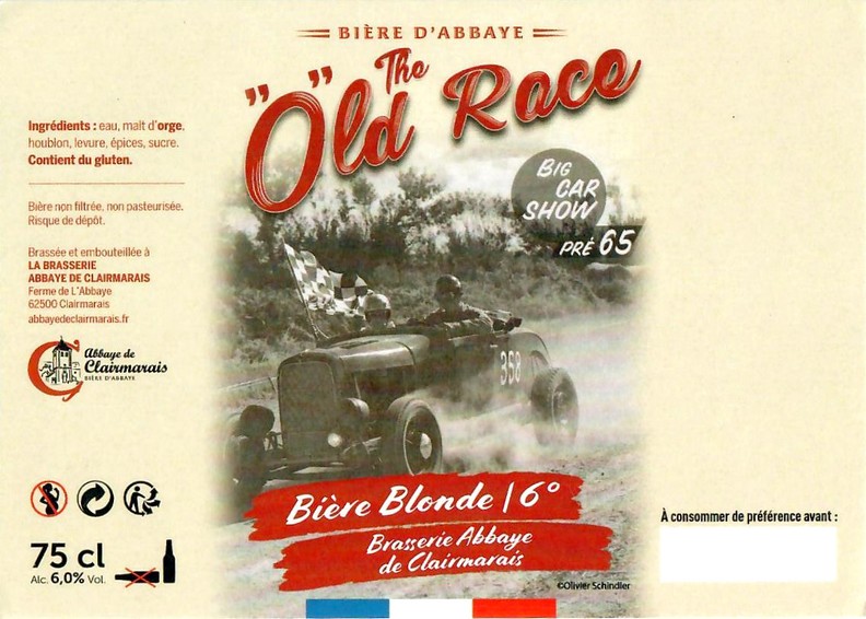 Etiquette BRASSERIE ABBAYE DE CLAIRMARAIS 20