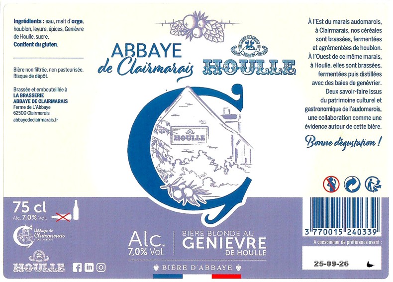 Etiquette BRASSERIE DE CLAIRMARAIS 29