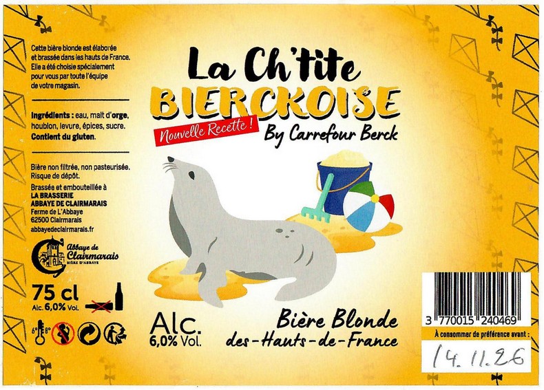 Etiquette BRASSERIE DE CLAIRMARAIS 32