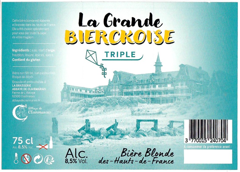 Etiquette BRASSERIE DE CLAIRMARAIS 33