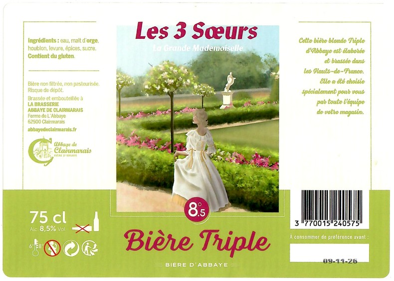 Etiquette BRASSERIE DE CLAIRMARAIS 36