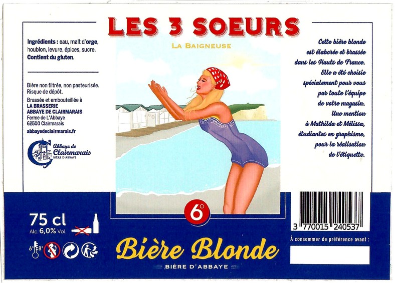 Etiquette BRASSERIE DE CLAIRMARAIS 37