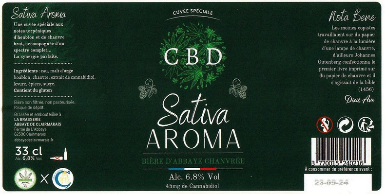 Etiquette BRASSERIE DE CLAIRMARAIS 41