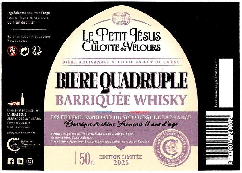 Etiquette BRASSERIE DE CLAIRMARAIS 44