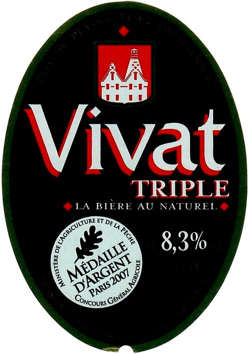 etiquette BRASSERIE DE L'ABBAYE DU CATEAU 05