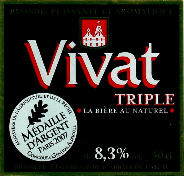 etiquette BRASSERIE DE L'ABBAYE DU CATEAU 06