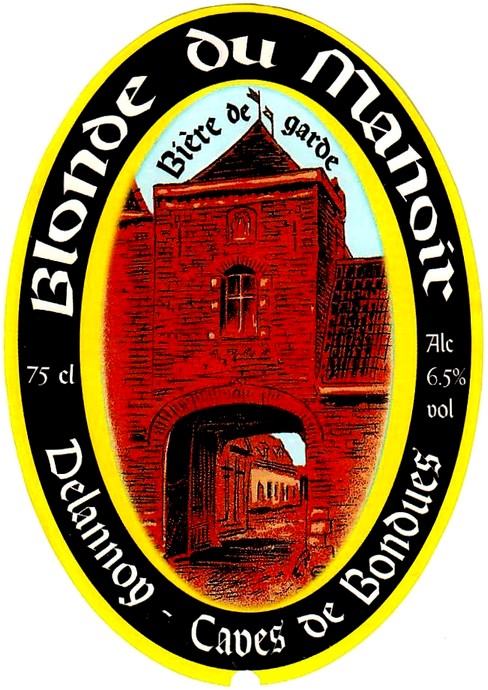 etiquette BRASSERIE DE L'ABBAYE DU CATEAU 08