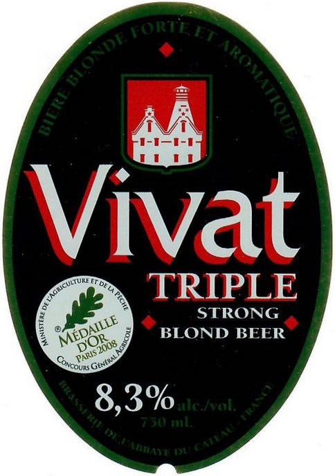 etiquette BRASSERIE DE L'ABBAYE DU CATEAU 13