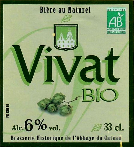 etiquette BRASSERIE DE L'ABBAYE DU CATEAU 14