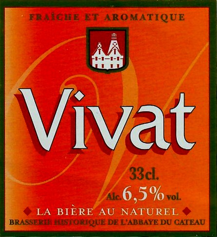 etiquette BRASSERIE DE L'ABBAYE DU CATEAU 20