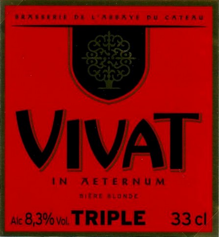 etiquette BRASSERIE DE L'ABBAYE DU CATEAU 24