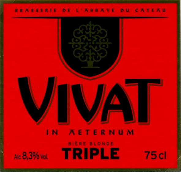 etiquette BRASSERIE DE L'ABBAYE DU CATEAU 29