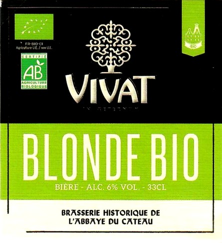 etiquette BRASSERIE DE L'ABBAYE DU CATEAU 32