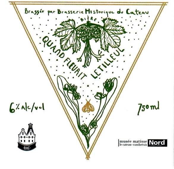 etiquette BRASSERIE DE L'ABBAYE DU CATEAU 33