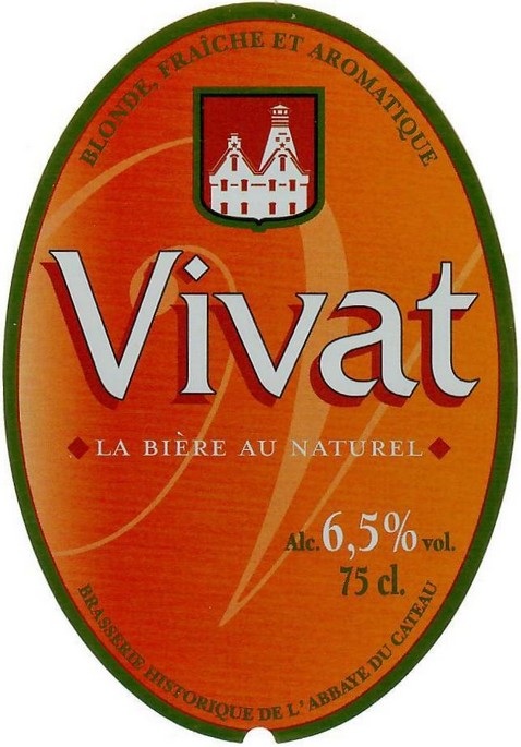 etiquette BRASSERIE DE L'ABBAYE DU CATEAU 46