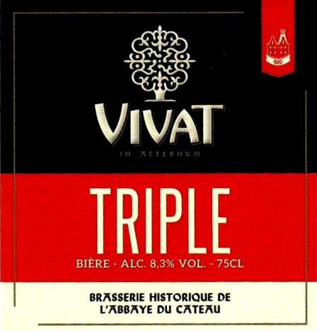 Etiquette BRASSERIE DE L'ABBAYE DU CATEAU 61