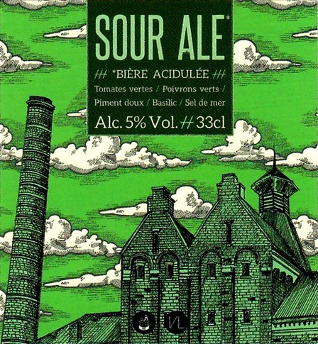 etiquette BRASSERIE DE L'ABBAYE DU CATEAU 64