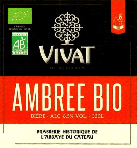 Etiquette BRASSERIE ABBAYE DU CATEAU 74