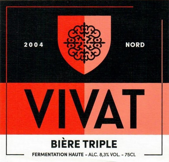 Etiquette BRASSERIE ABBAYE DU CATEAU 82