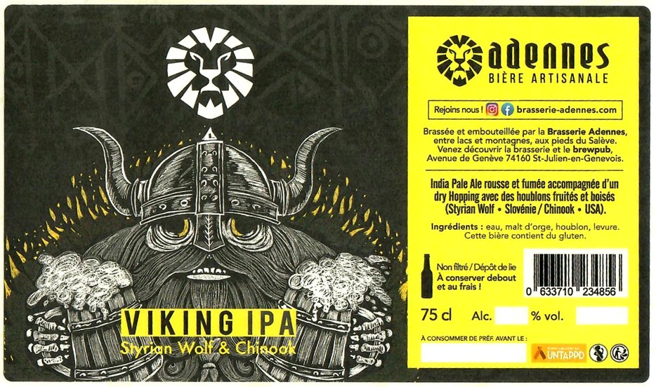 Etiquette BRASSERIE ADENNES 07