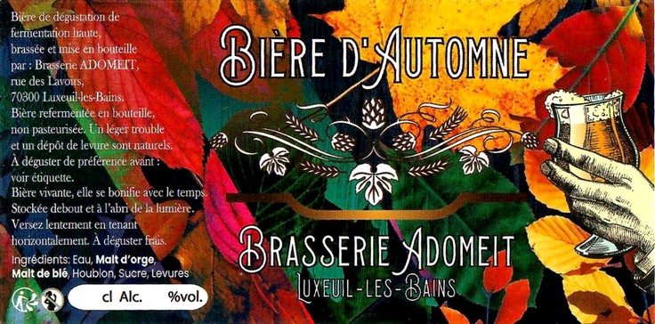 Etiquette BRASSERIE ADOMEIT 02