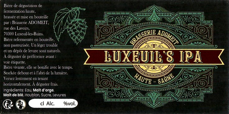 Etiquette BRASSERIE ADOMEIT 08