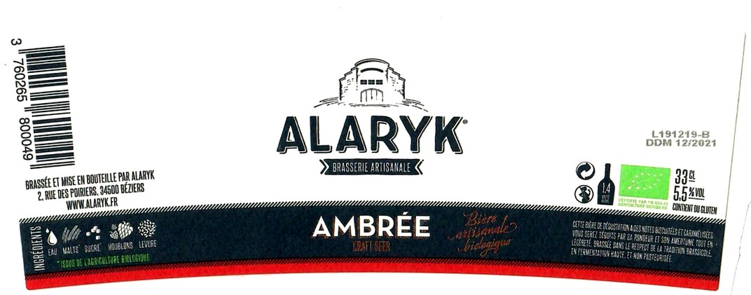 etiquette BRASSERIE ALARYK 08