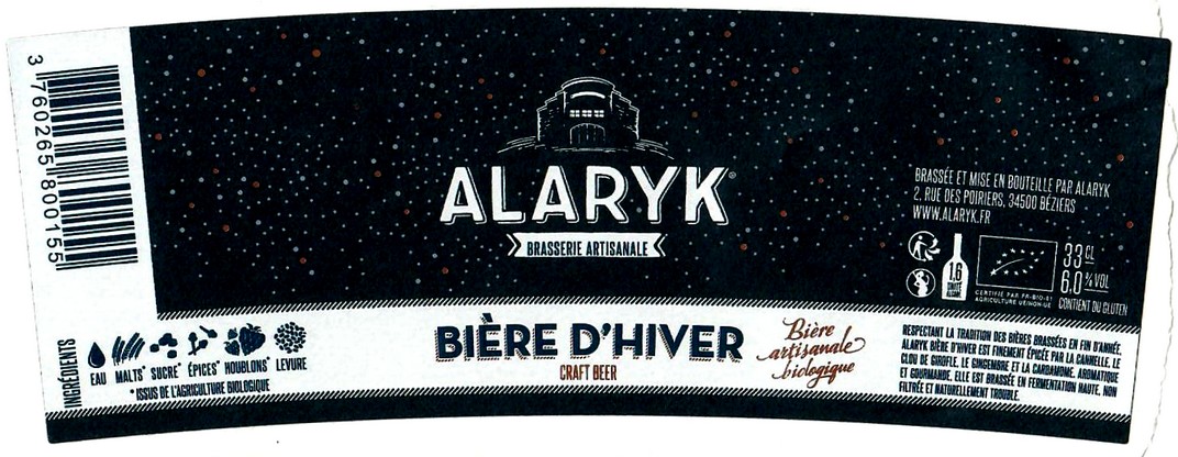 etiquette BRASSERIE ALARYK 10