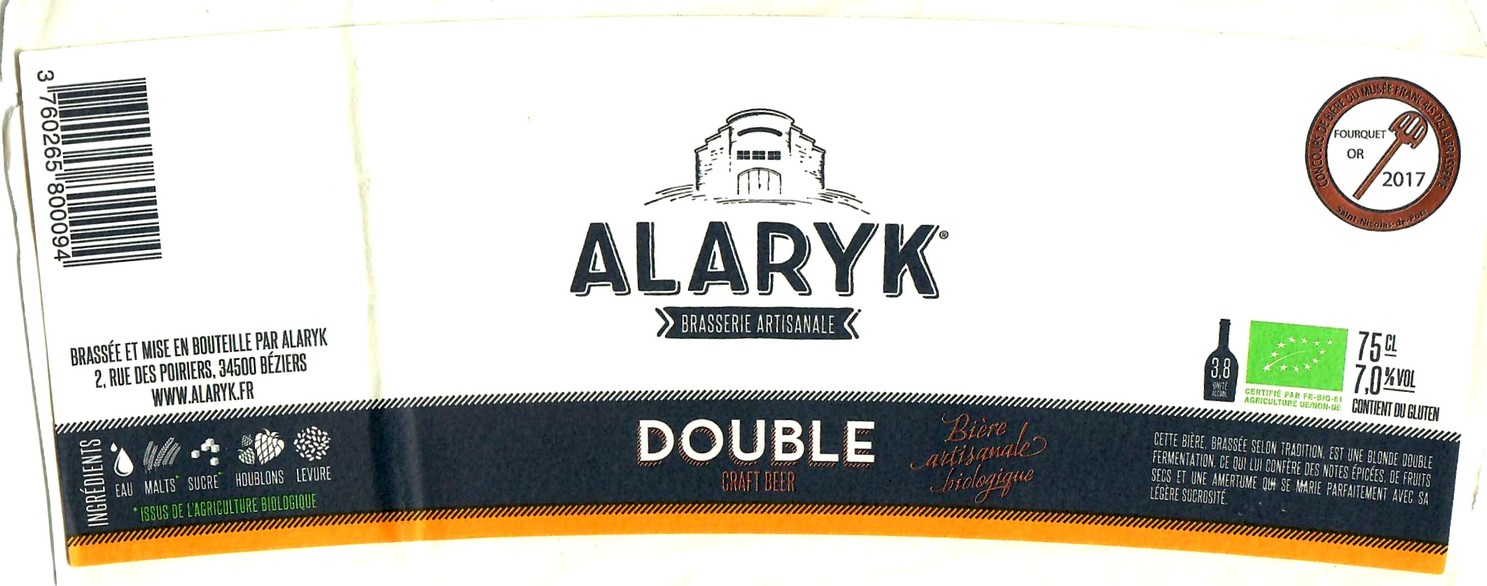 etiquette BRASSERIE ALARYK 11
